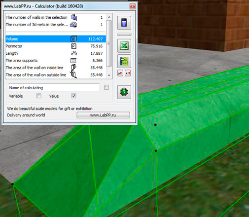 Do calculations in ARCHICAD