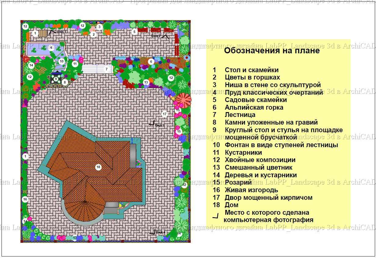 План участка в ARCHICAD План участка в ARCHICAD